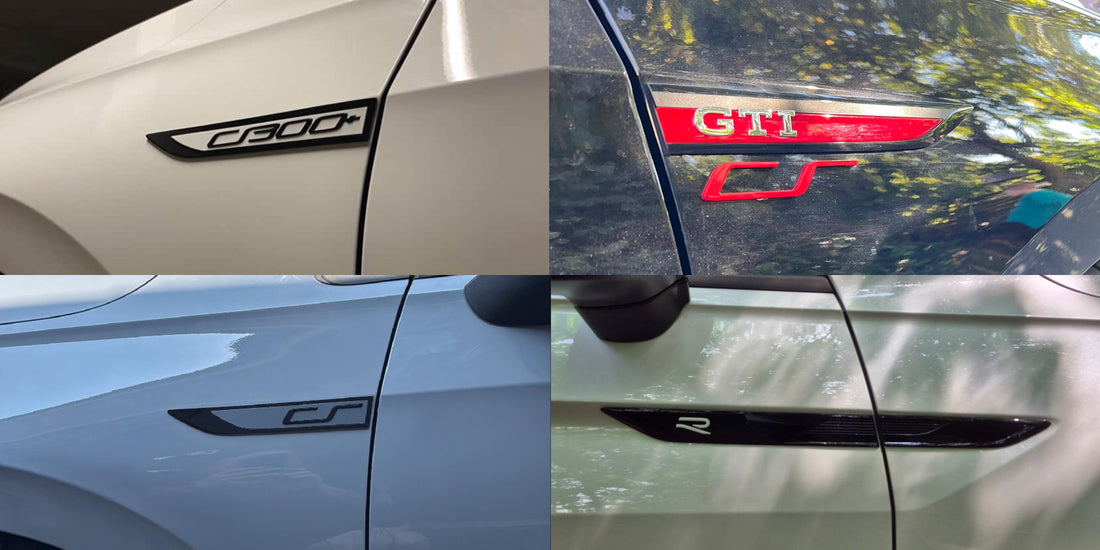 Seiten Emblem sind das gewisse Extra für Dein Auto!