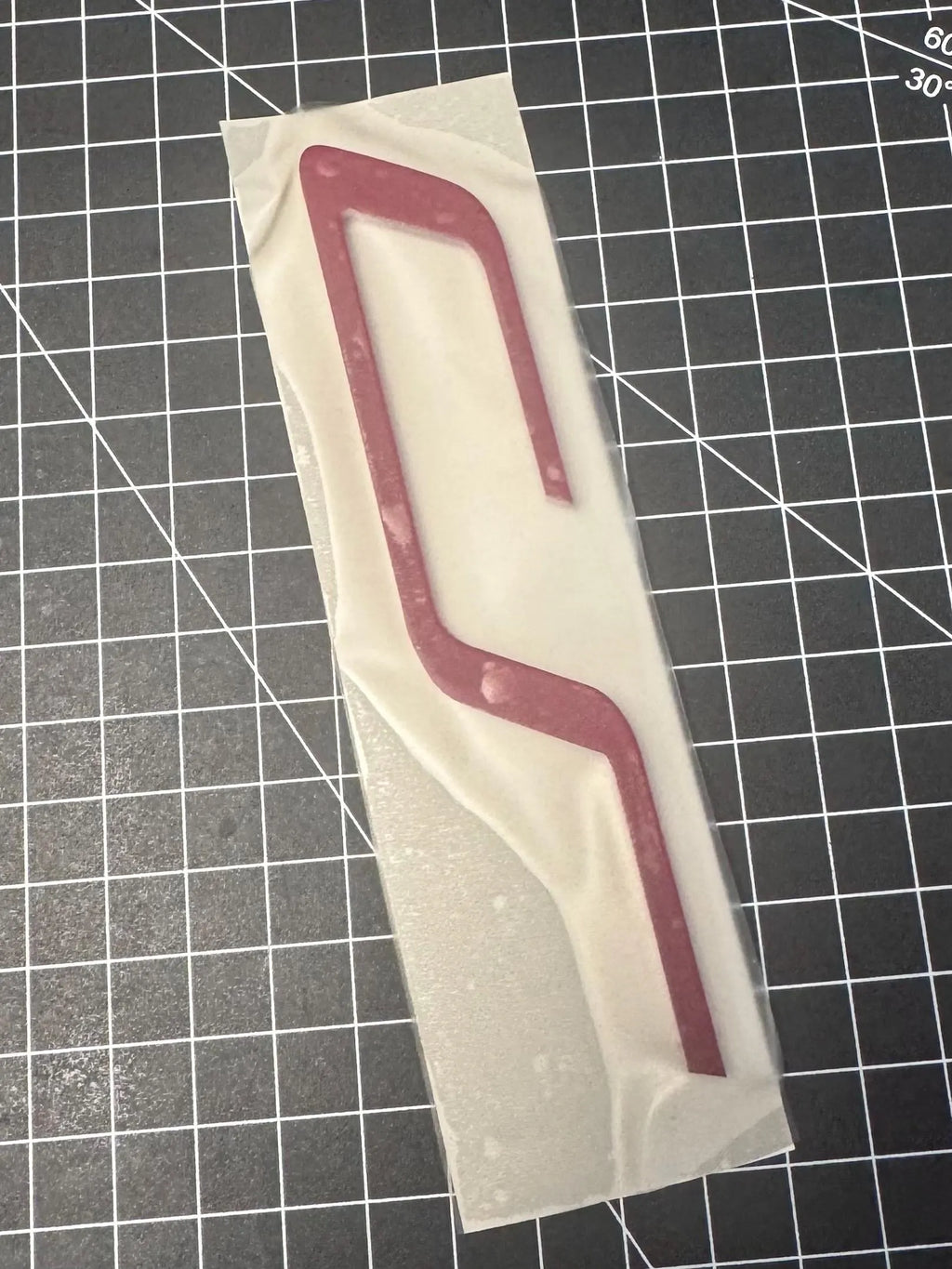 VW Golf GTI CLUBSPORT Emblem Logo, Schriftzug selbstklebend in Tornado Rot