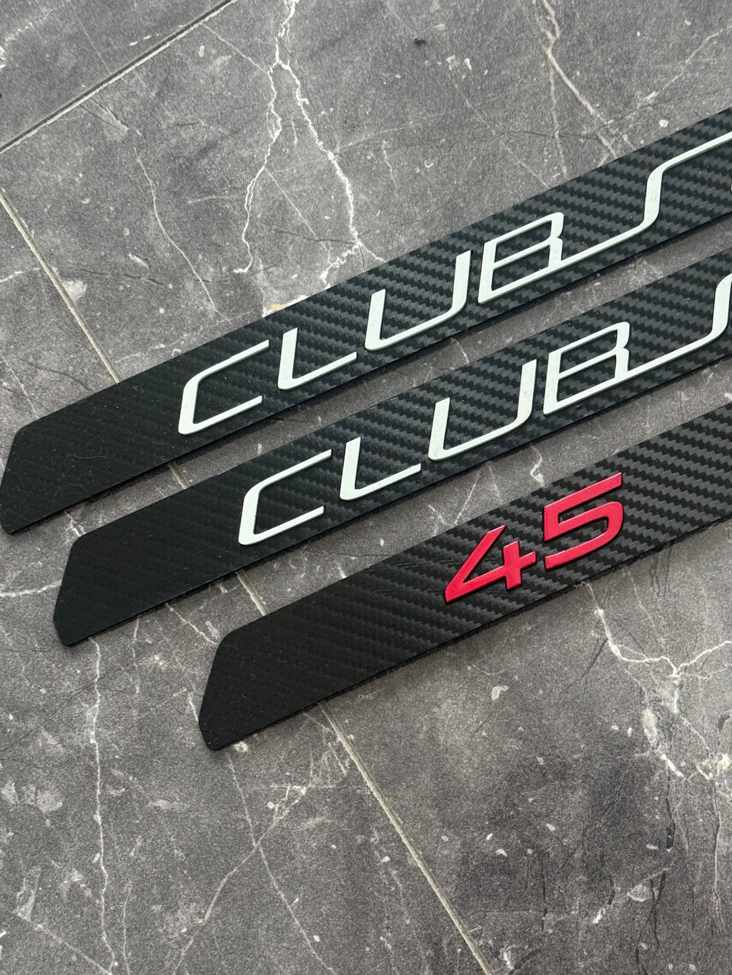 Golf 8 GTI Clubsport Einstiegsleisten in Carbon Look