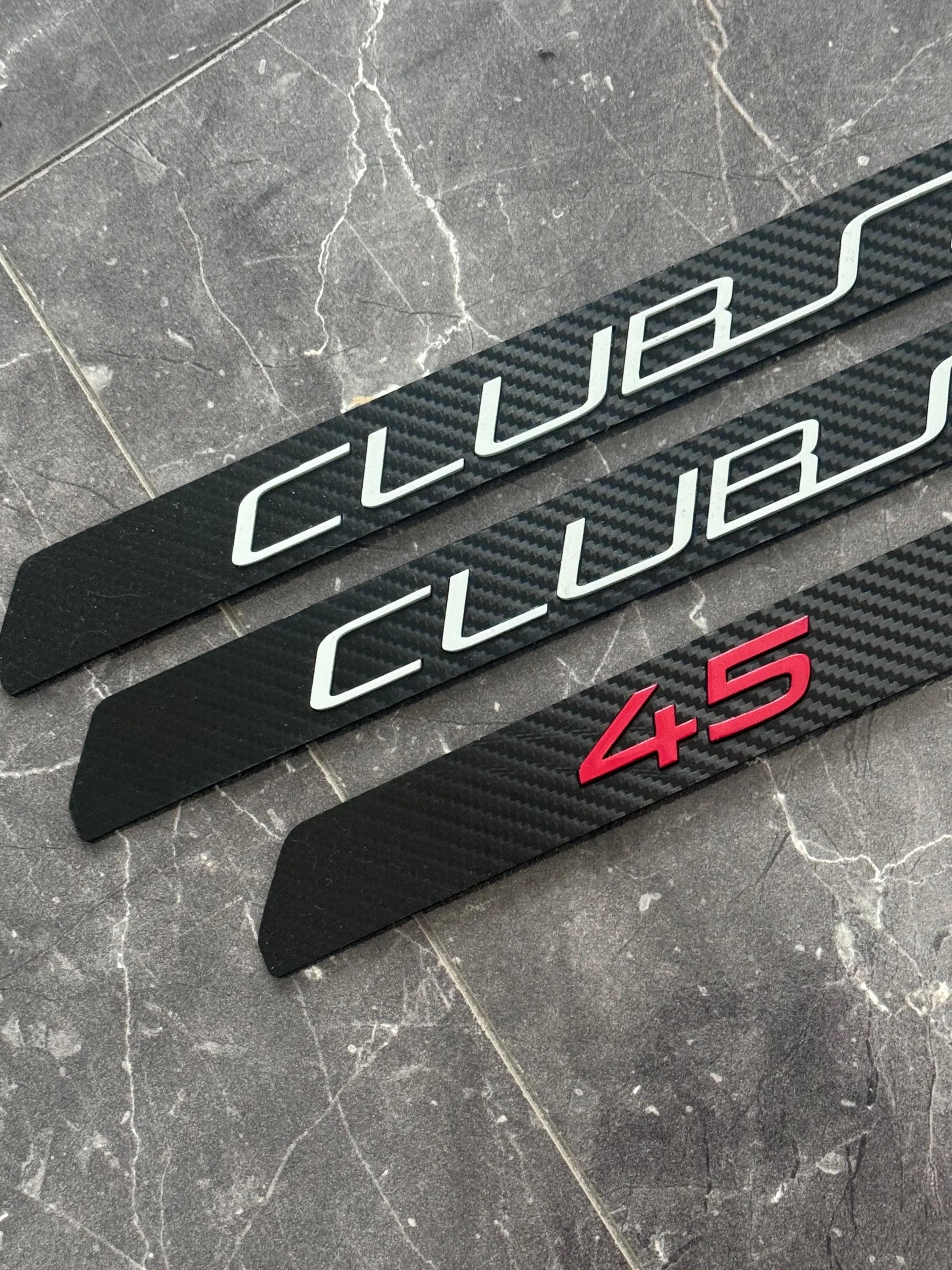 Golf 8 GTI Clubsport Einstiegsleisten in Carbon Look