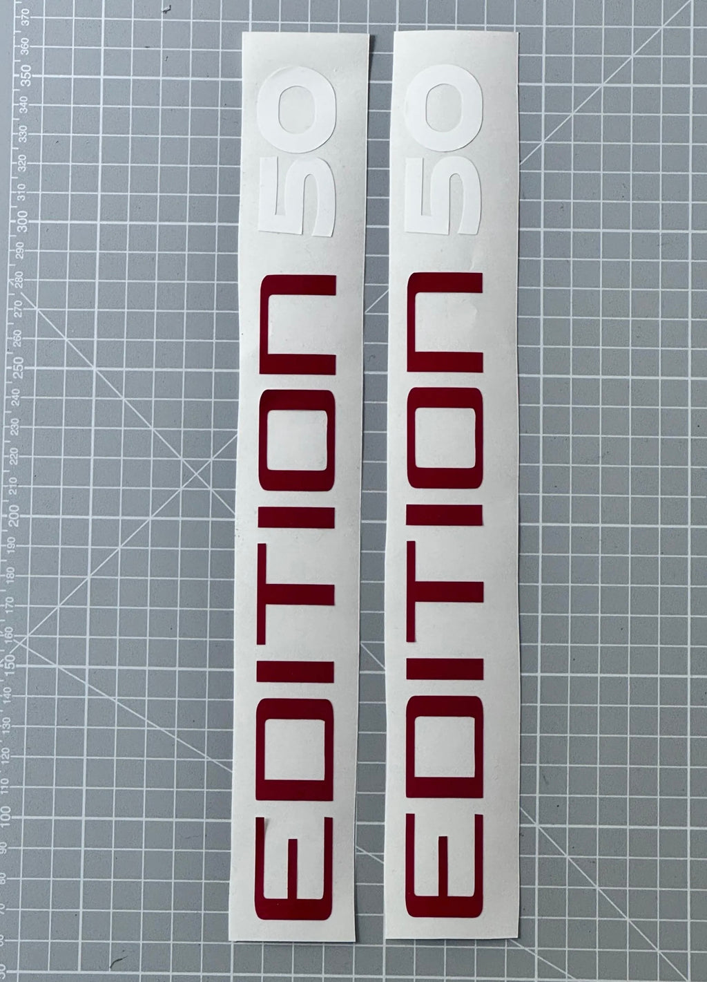 VW Golf 8 GTI 50 Sticker Set „Edition 50“