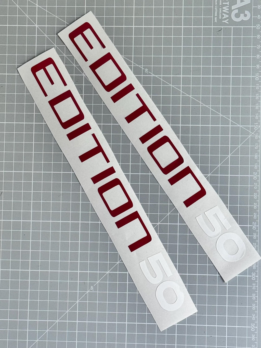 VW Golf 8 GTI 50 Sticker Set „Edition 50“