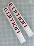 VW Golf 8 GTI 50 Sticker Set „Edition 50“