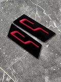 Golf 8 GTI Clubsport B-Säule Emblem, Logo Set (links/rechts)