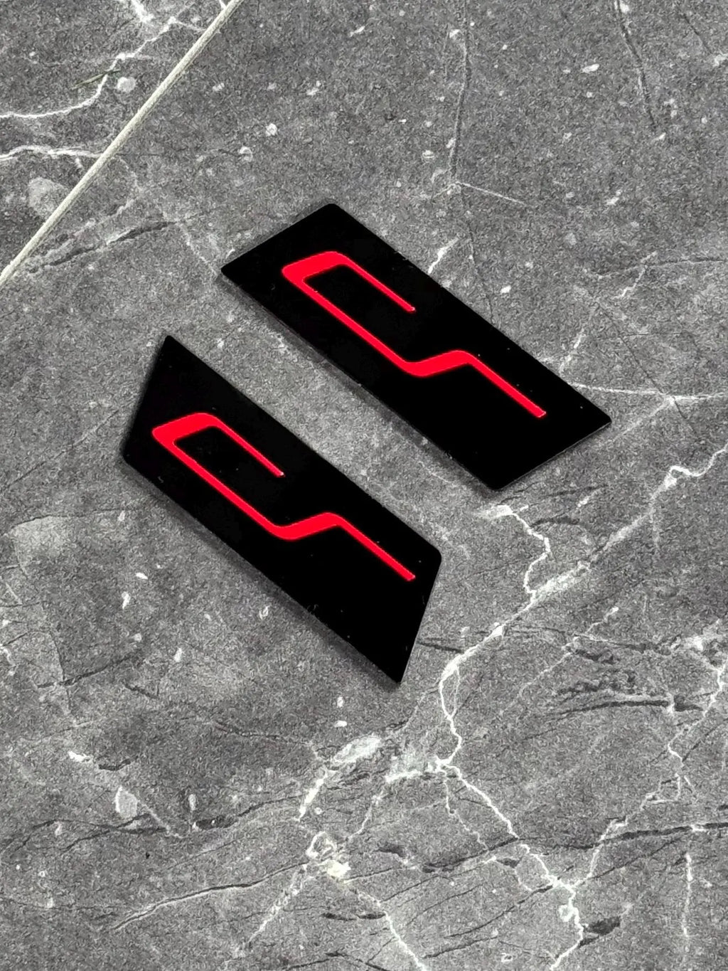 Golf 8 GTI Clubsport B-Säule Emblem, Logo Set (links/rechts)