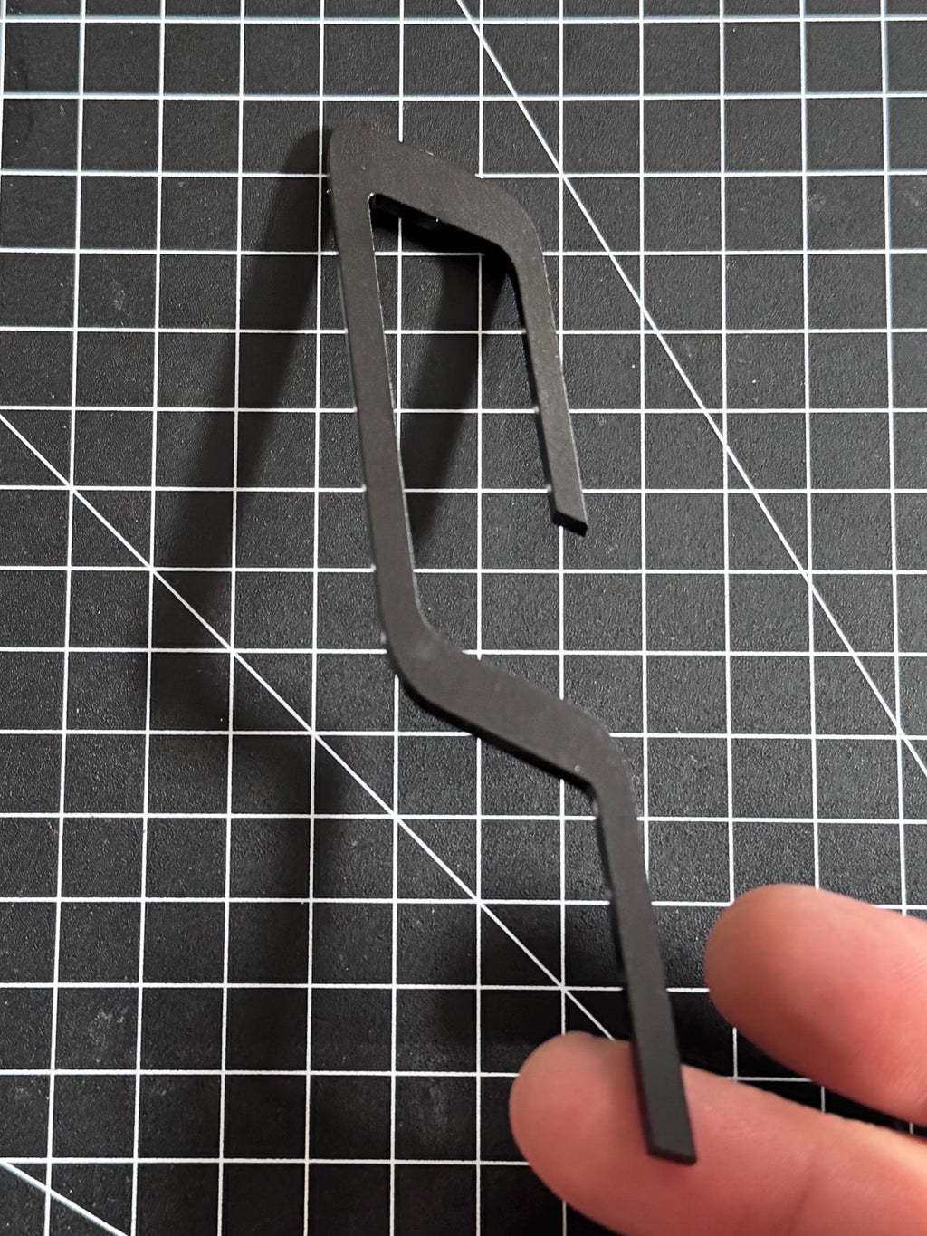 Neues Metall CS Logo Pulverbeschichtet, selbstklebend in Black