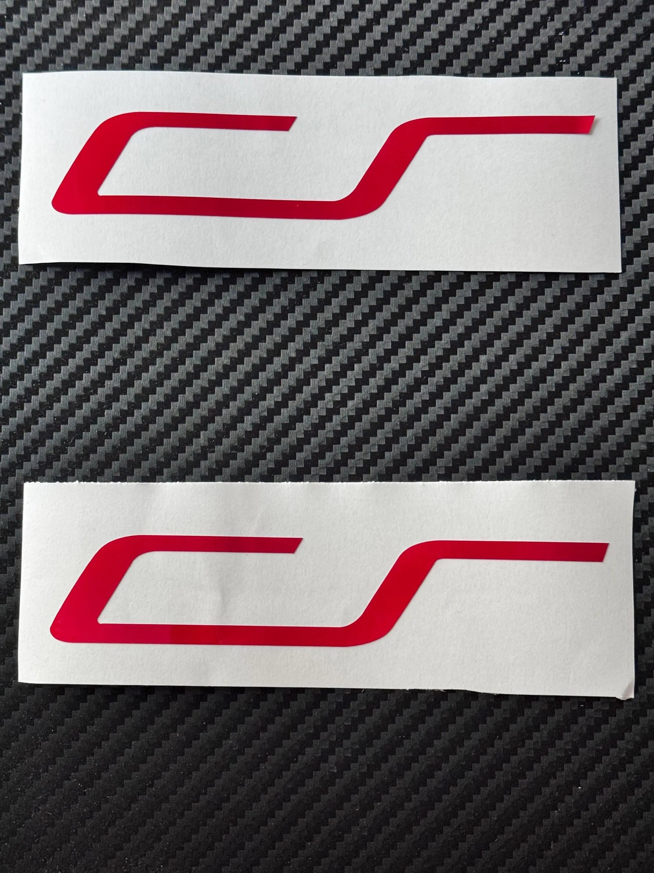 VW Golf 8 GTI Clubsport und Facelift CS Logo Sticker für Türen (Seite)