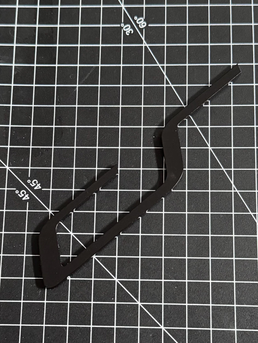 Neues Metall CS Logo Pulverbeschichtet, selbstklebend in Black